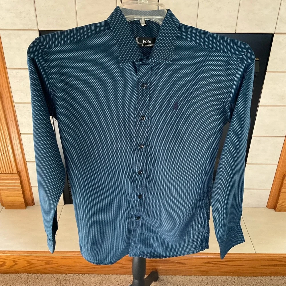 Polo by Ralph Lauren Dress/Casual, Button Down, Long Sleeve, Men’s Shirt, Sz M